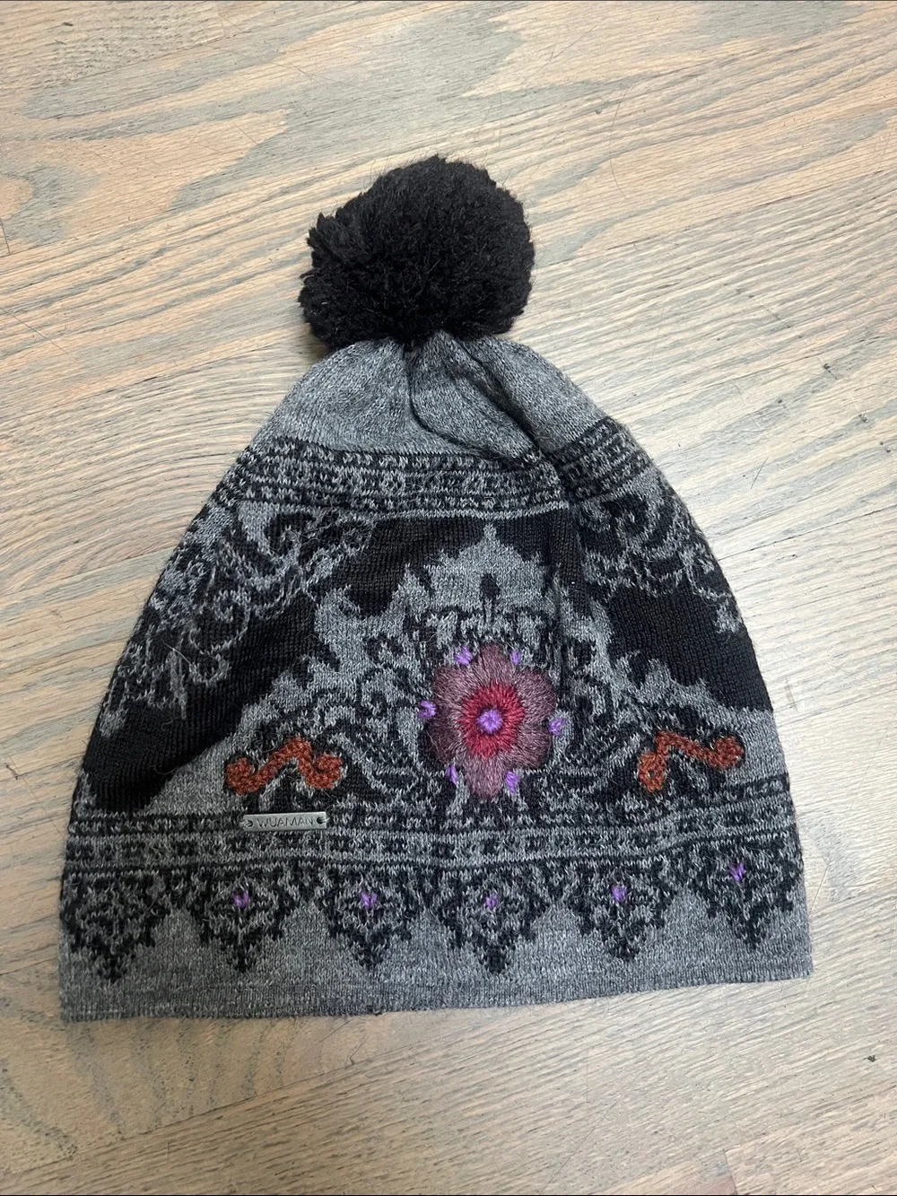 Wuaman Isabelle Alpca Handmade Peru Floral